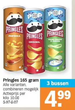 Albert Heijn Pringles 165 gram aanbieding