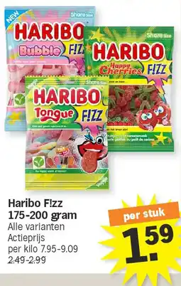Albert Heijn Haribo F!zz 175-200 gram aanbieding