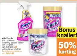 Albert Heijn Alle Vanish aanbieding