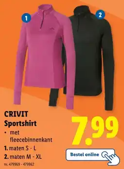 Lidl CRIVIT Sportshirt aanbieding