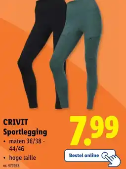 Lidl CRIVIT Sportlegging aanbieding