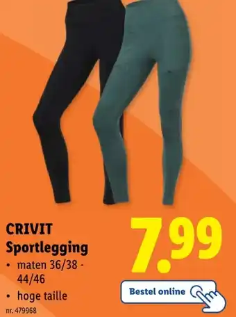 Lidl CRIVIT Sportlegging aanbieding