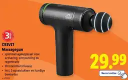 Lidl CRIVIT Massagegun aanbieding