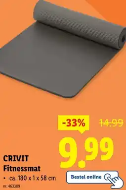 Lidl CRIVIT Fitnessmat aanbieding