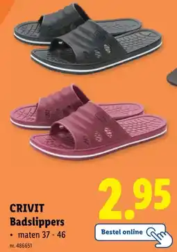 Lidl CRIVIT Badslippers aanbieding