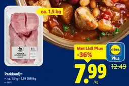 Lidl Parkkonijn aanbieding