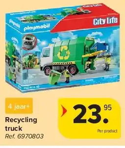 Carrefour Recycling truck aanbieding