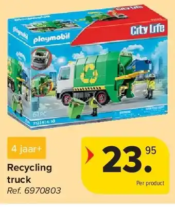Carrefour Recycling truck aanbieding