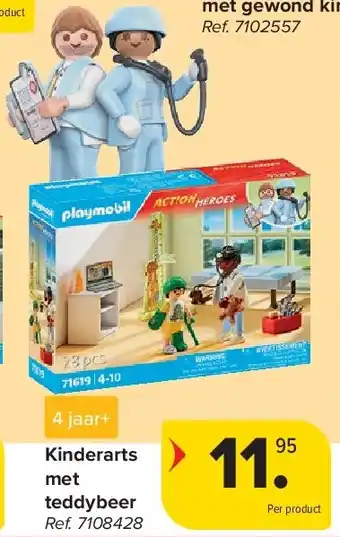 Carrefour Kinderarts met teddybeer aanbieding