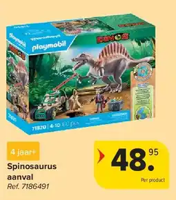 Carrefour Spinosaurus aanval aanbieding