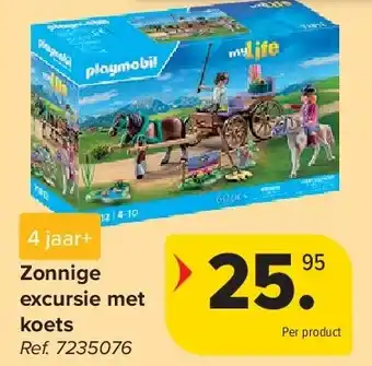 Carrefour Zonnige excursie met koets aanbieding