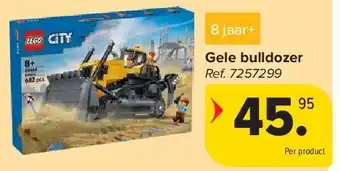 Carrefour Gele bulldozer aanbieding