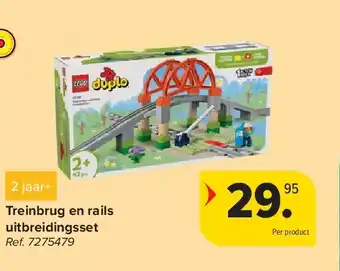 Carrefour Treinbrug en rails uitbreidingsset aanbieding