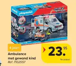 Carrefour Ambulance met gewond kind aanbieding