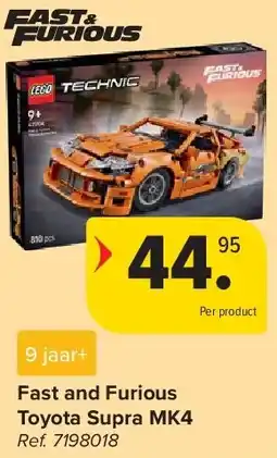 Carrefour Fast and Furious Toyota Supra MK4 aanbieding