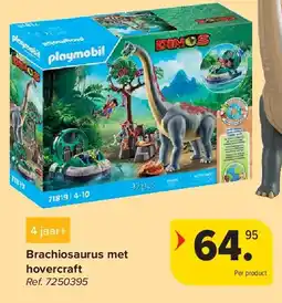 Carrefour Brachiosaurus met hovercraft aanbieding