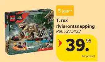Carrefour T. rex rivierontsnapping aanbieding