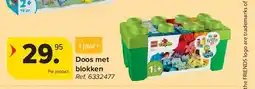 Carrefour Doos met blokken aanbieding