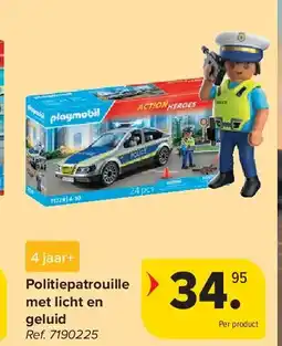 Carrefour Politiepatrouille met licht en geluid aanbieding