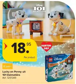 Carrefour Lucky en Penny uit 101 Dalmatiërs aanbieding