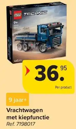 Carrefour Vrachtwagen met kiepfunctie aanbieding