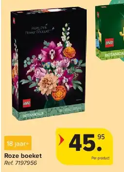 Carrefour Roze boeket aanbieding