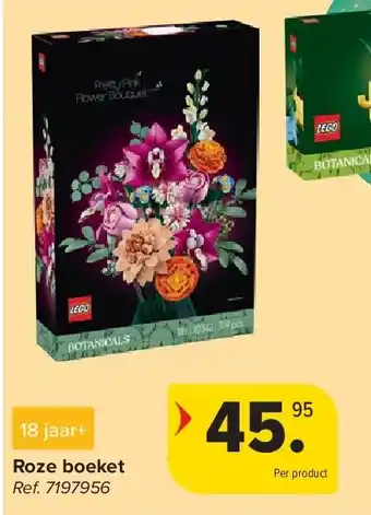 Carrefour Roze boeket aanbieding