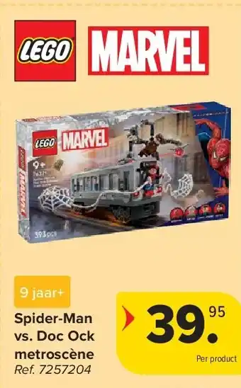 Carrefour Spider-Man vs. Doc Ock metroscène aanbieding