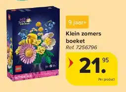 Carrefour Klein zomers boeket aanbieding