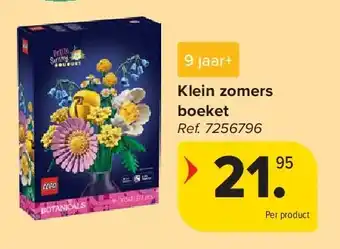Carrefour Klein zomers boeket aanbieding