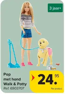 Carrefour Pop met hond Walk & Potty aanbieding
