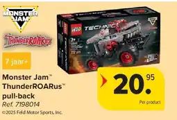 Carrefour Monster Jam ThunderROARus pull-back aanbieding