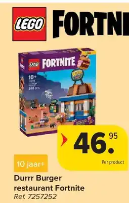 Carrefour Durrr Burger restaurant Fortnite aanbieding