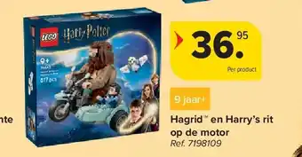 Carrefour Hagrid en Harry’s rit op de motor aanbieding