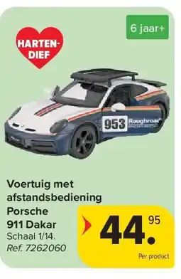 Carrefour Voertuig met afstandsbediening Porsche 911 Dakar aanbieding