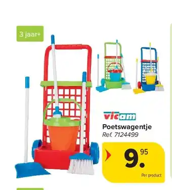 Carrefour Poetswagentje aanbieding