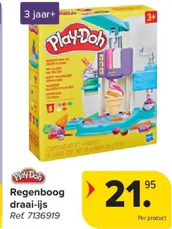 Carrefour Regenboog draai-ijs aanbieding