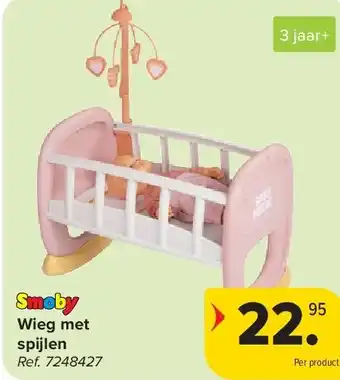 Carrefour Wieg met spijlen aanbieding