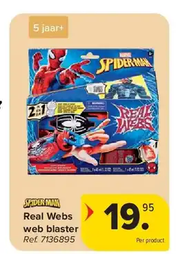 Carrefour Real Webs web blaster aanbieding