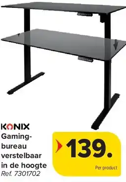Carrefour Gamingbureau verstelbaar in de hoogte aanbieding
