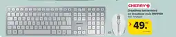 Carrefour Draadloos toetsenbord en draadloze muis DW9100 aanbieding