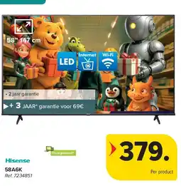 Carrefour Hisense 58A6K58A6K LED TV aanbieding