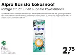 Hanos Alpro barista coconutdrink aanbieding