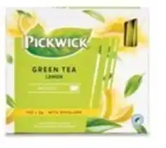 Hanos Pickwick Thee Green tea lemon aanbieding