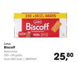 Hanos Lotus biscoff aanbieding