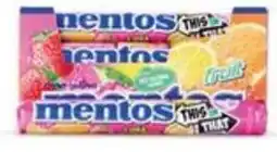 Hanos Mentos snoeprollen fruit aanbieding