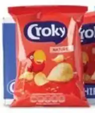 Hanos Croky chips naturel aanbieding