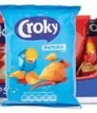 Hanos Croky chips paprika aanbieding