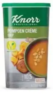 Hanos Knorr professional pompoencrème aanbieding