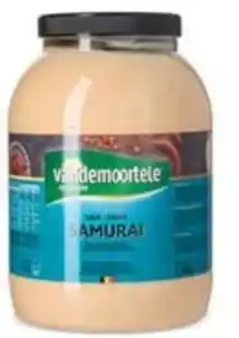 Hanos Vandemoortele sauzen samurai aanbieding